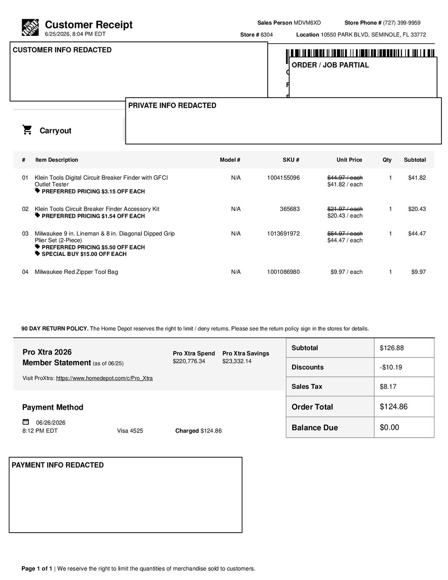 H6304 486972 Receipt