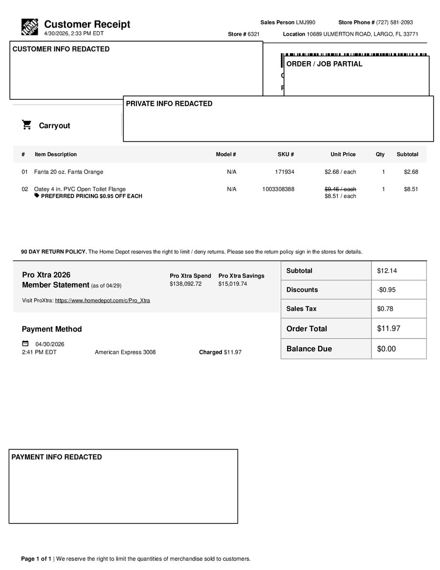 H6321 531253 Receipt