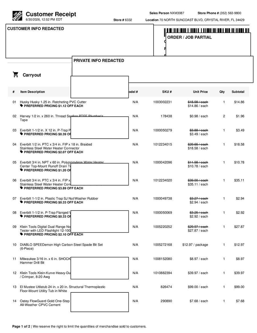 H6332 435226 Receipt